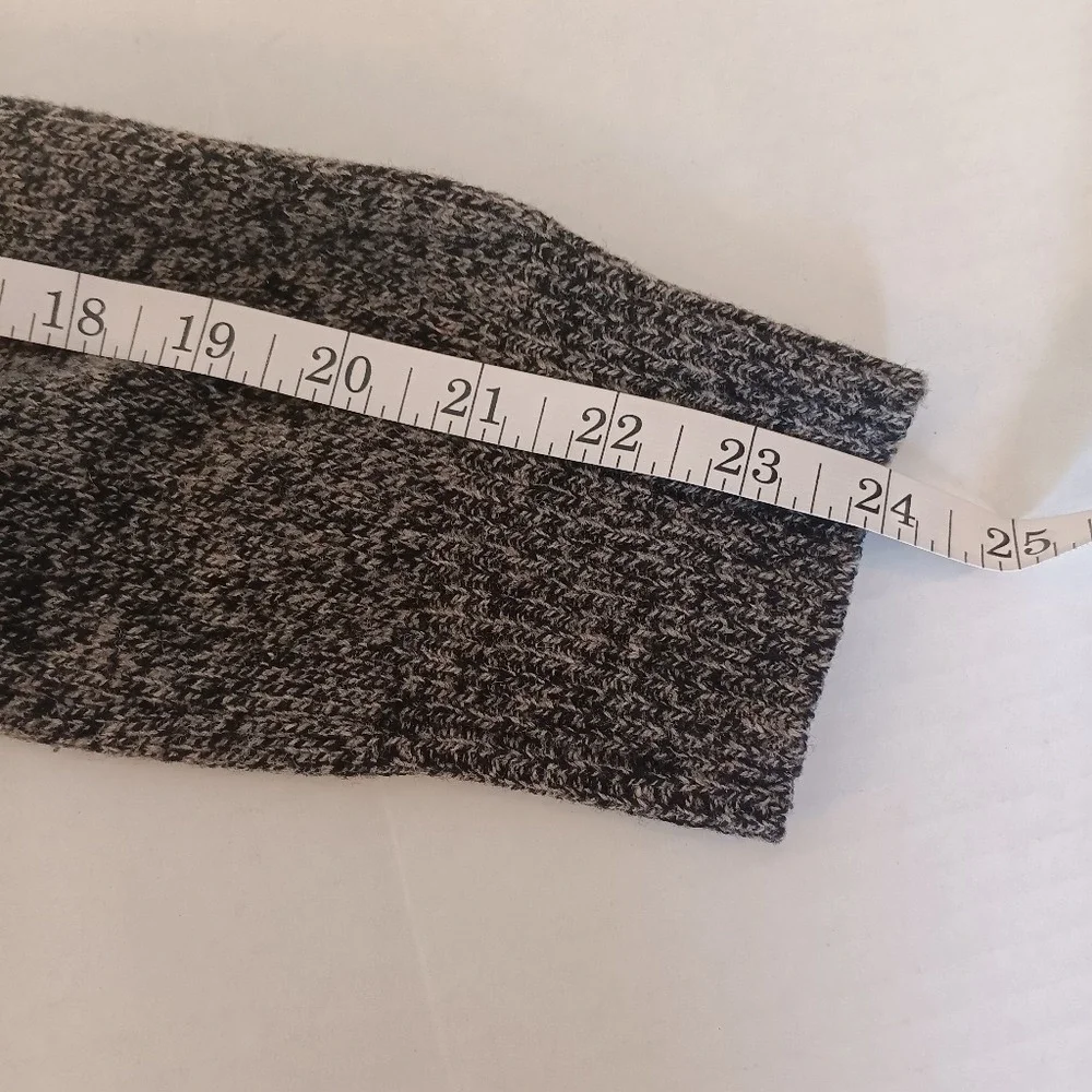 J.Crew Shawl Collar Sweater Mens S Grey Marled 100% Lambswool Button Pullover
